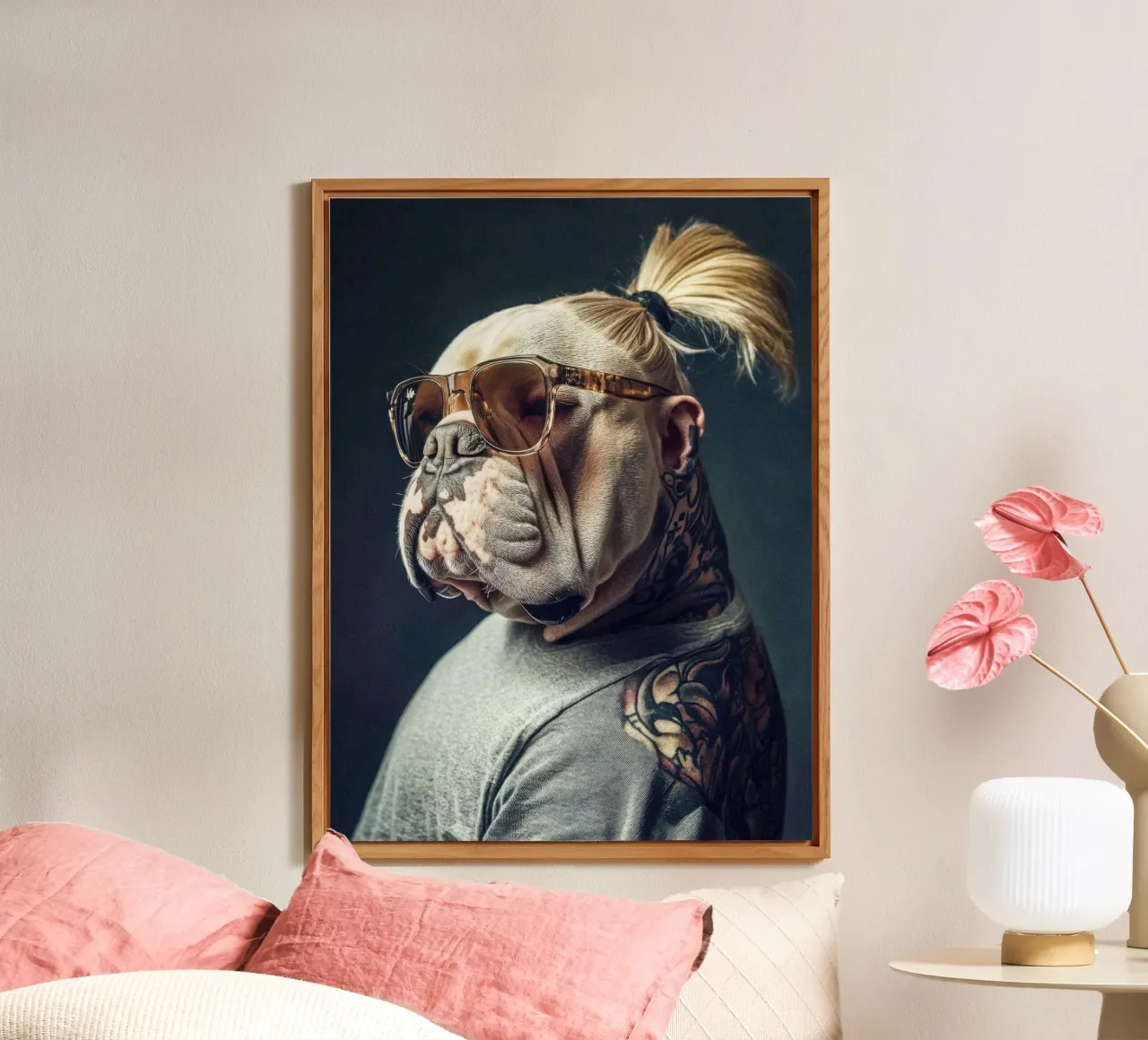 Milo alluminio dibond da Affiches Chien Originales – Dogland
