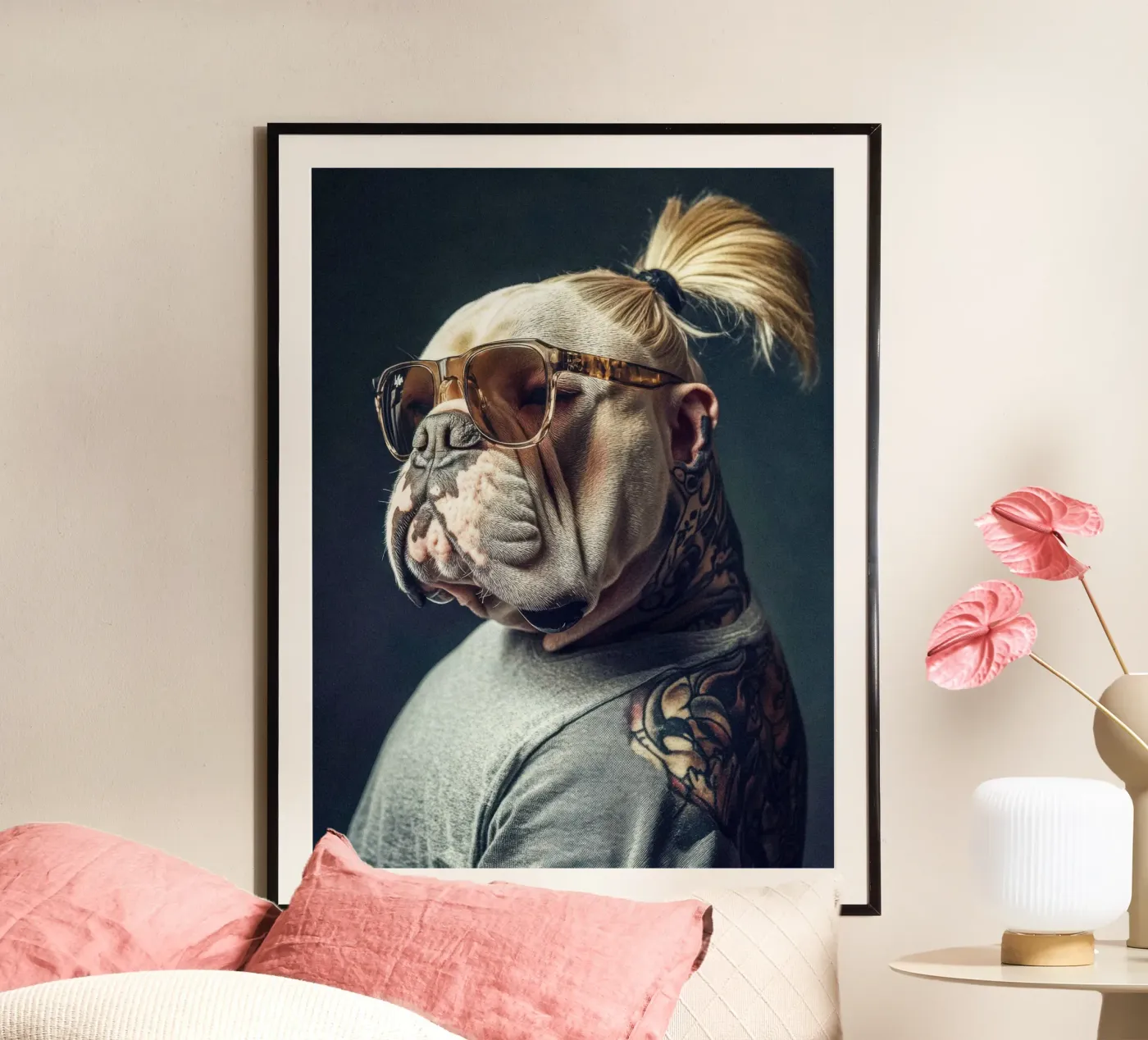 Milo Poster von Affiches Chien Originales – Dogland