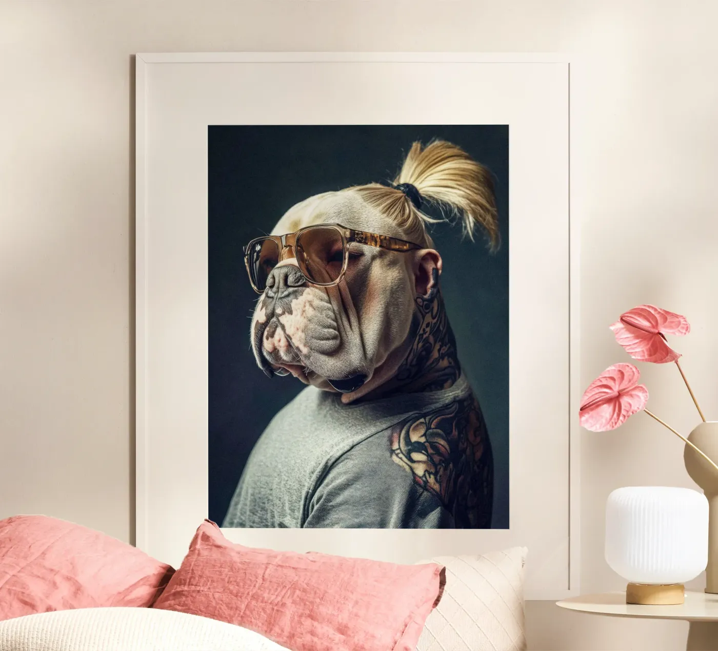 Milo Poster von Affiches Chien Originales – Dogland