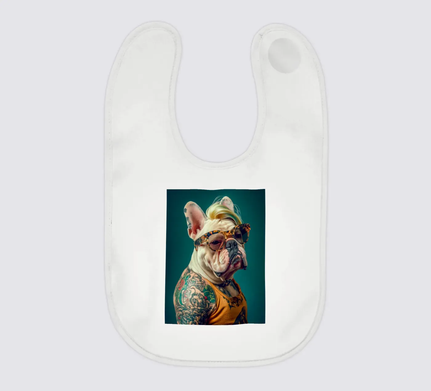 Sky Babylätzchen von Affiches Chien Originales – Dogland