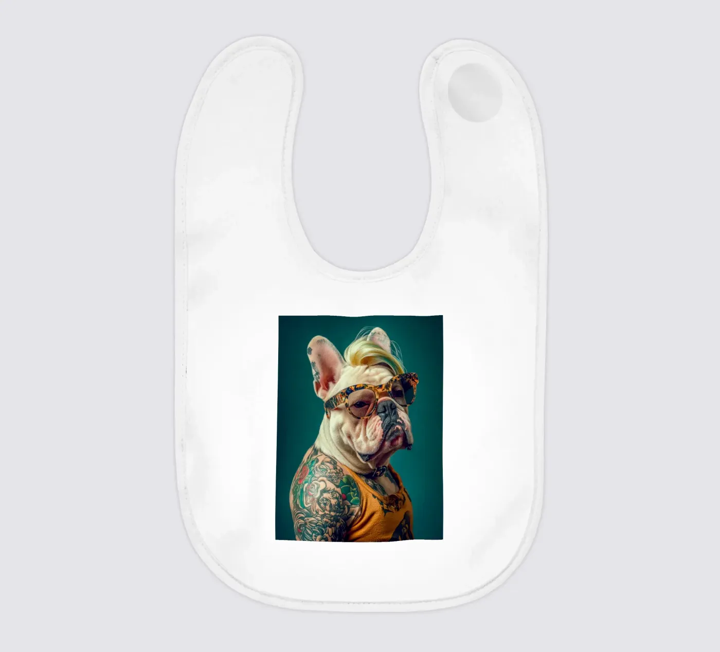 Sky Babylätzchen von Affiches Chien Originales – Dogland