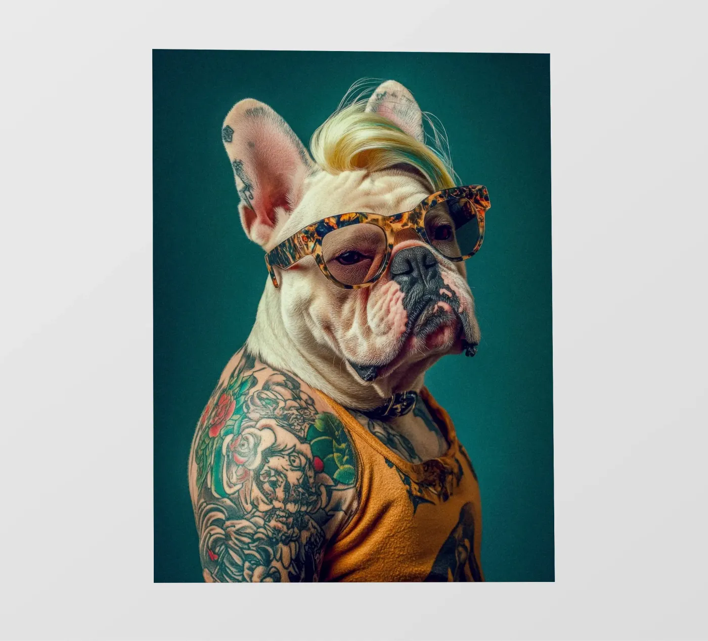 Sky fotobehang van Affiches Chien Originales – Dogland