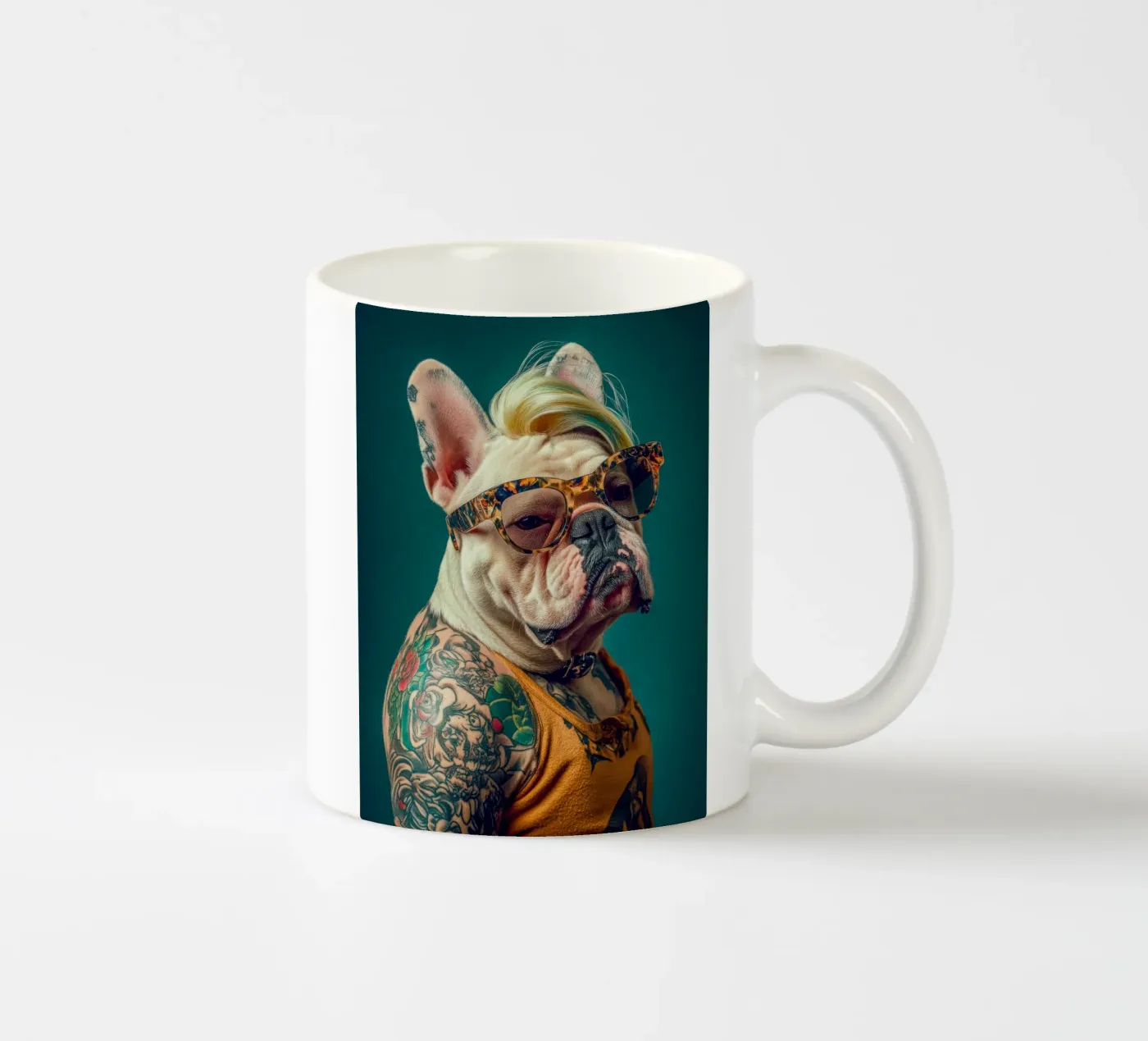 Sky ceramic mug by Affiches Chien Originales – Dogland