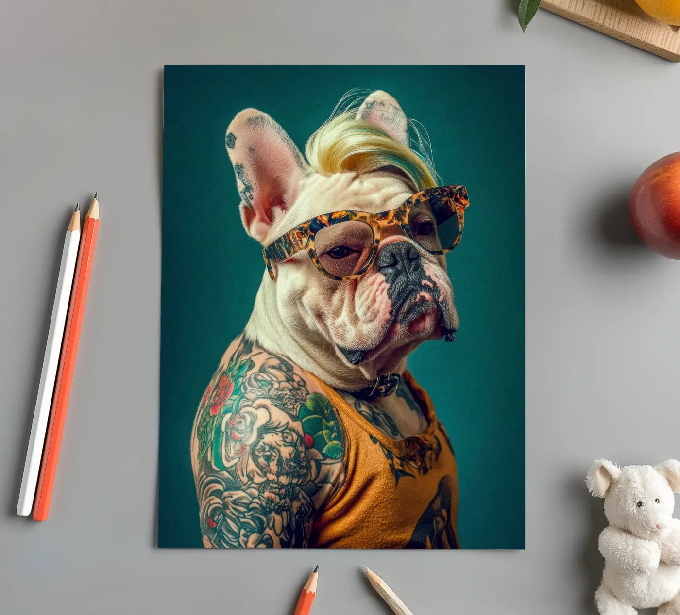 Sky sticker sheet by Affiches Chien Originales – Dogland