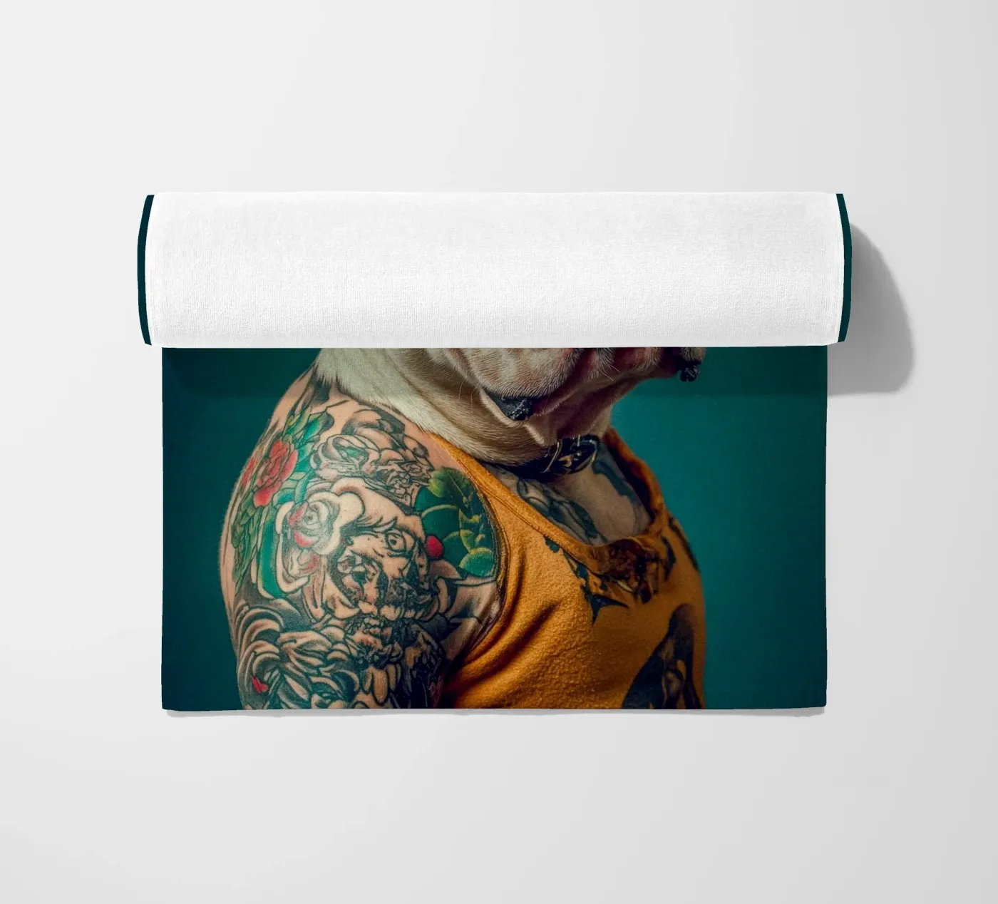 Sky beach towel by Affiches Chien Originales – Dogland