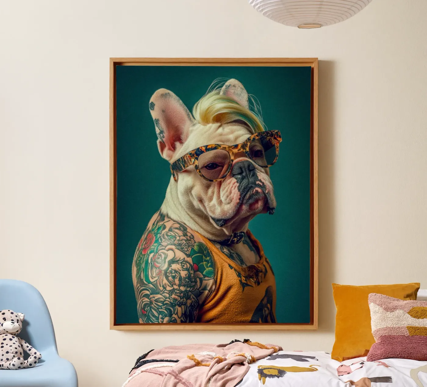 Sky canvas van Affiches Chien Originales – Dogland