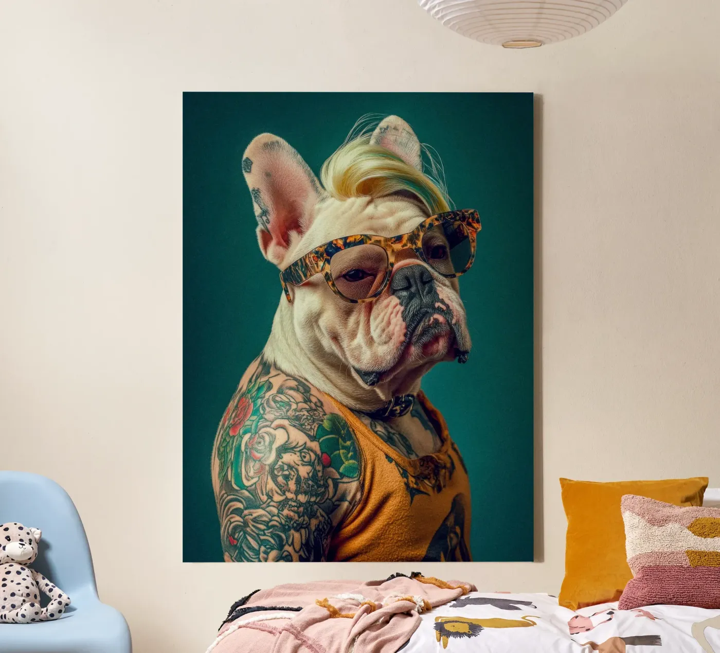 Sky canvas van Affiches Chien Originales – Dogland