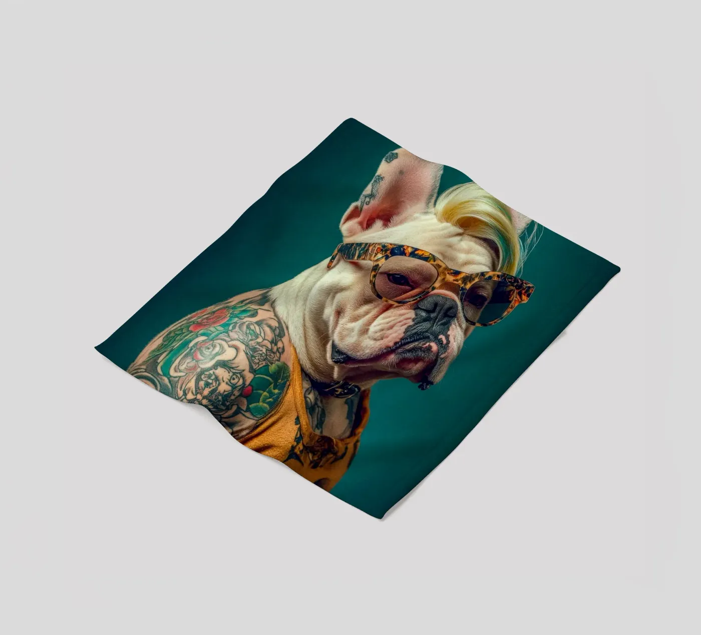 Sky fleece blanket by Affiches Chien Originales – Dogland