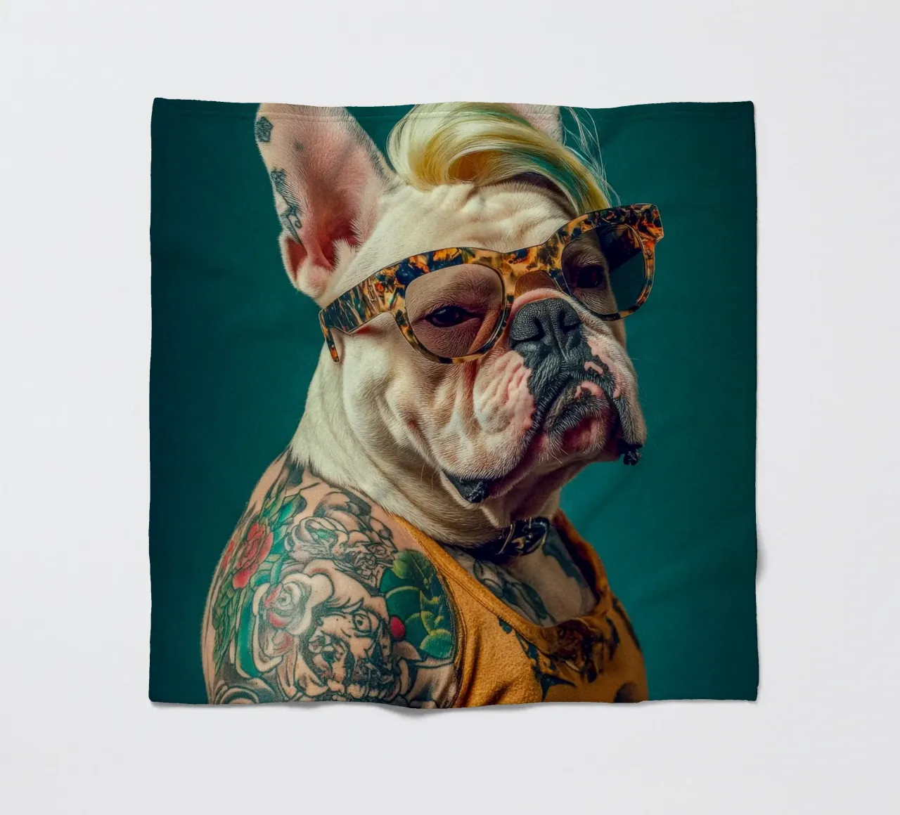 Sky fleecedeken van Affiches Chien Originales – Dogland