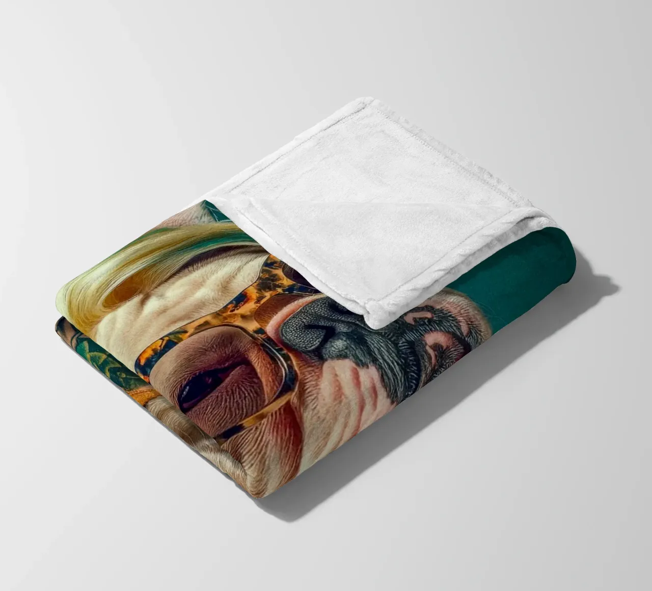 Sky fleecedeken van Affiches Chien Originales – Dogland