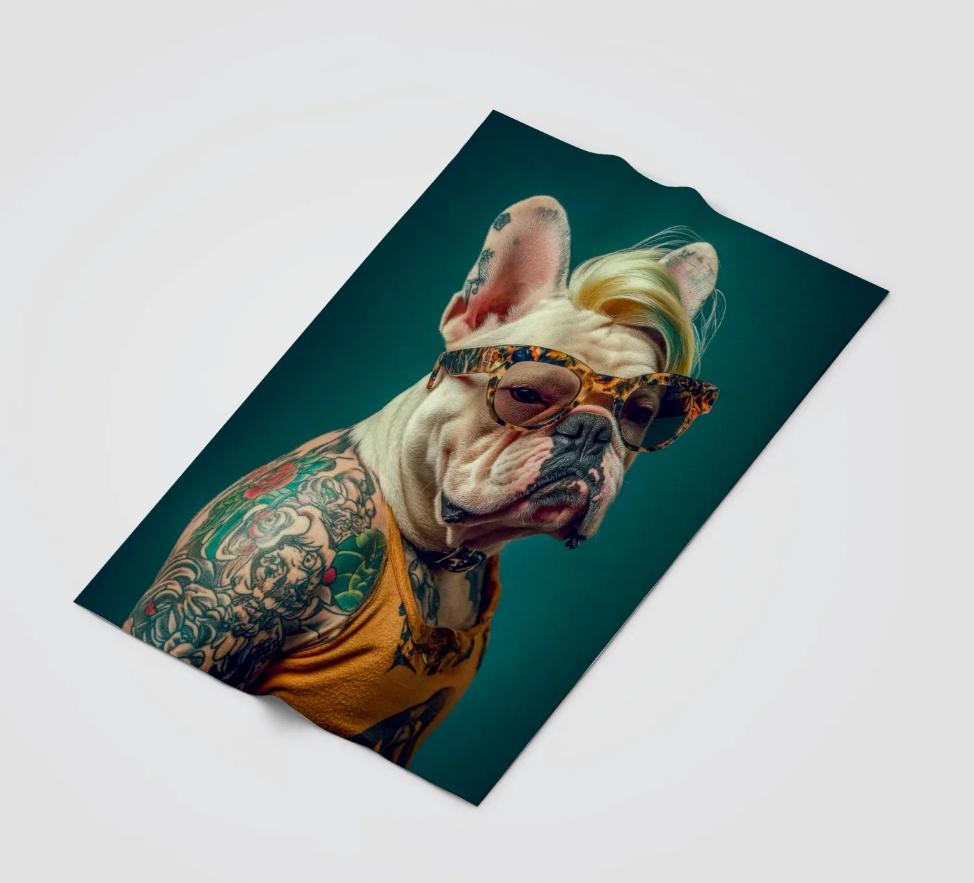 Sky fleece blanket by Affiches Chien Originales – Dogland