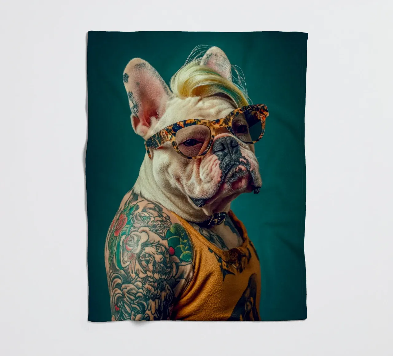 Sky fleecedeken van Affiches Chien Originales – Dogland