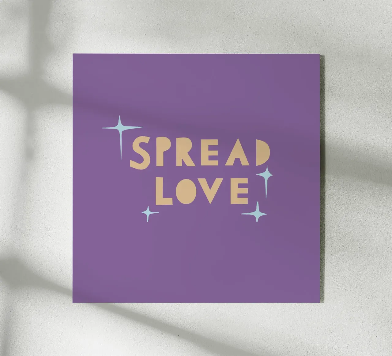 Spread Love plexiglass da Iris Knabenschuh Design