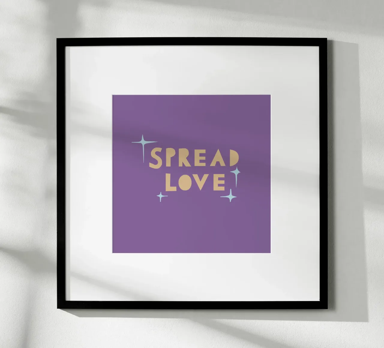 Spread Love poster da Iris Knabenschuh Design
