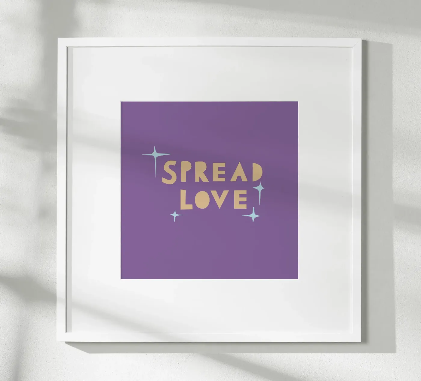 Spread Love poster da Iris Knabenschuh Design