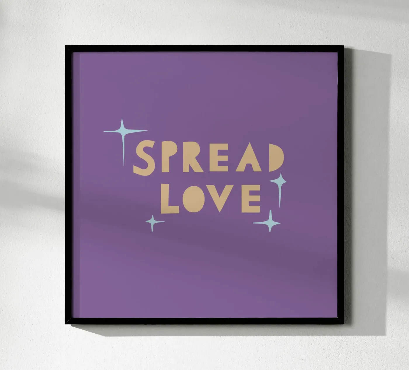 Spread Love poster da Iris Knabenschuh Design