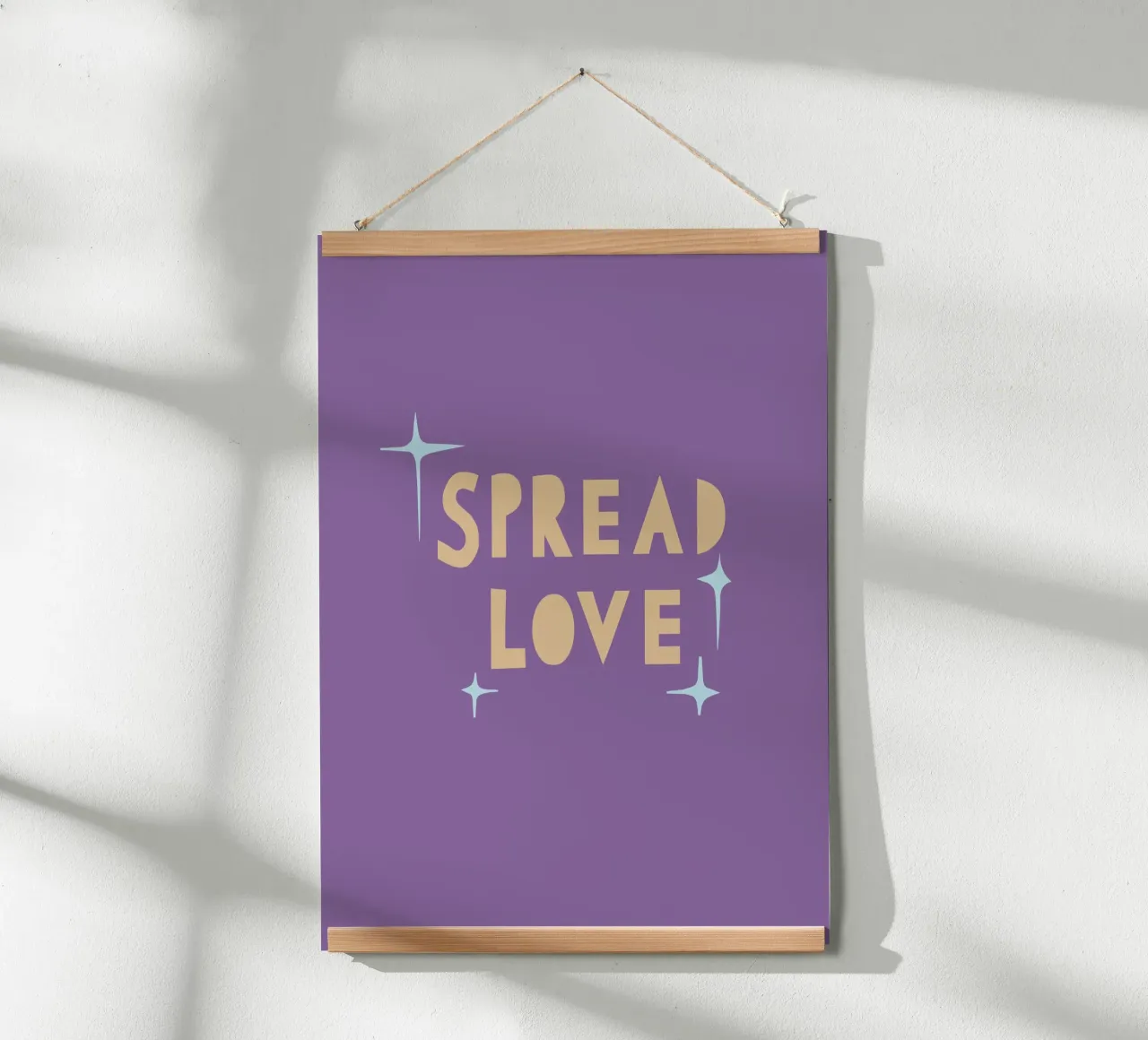 Spread Love poster da Iris Knabenschuh Design