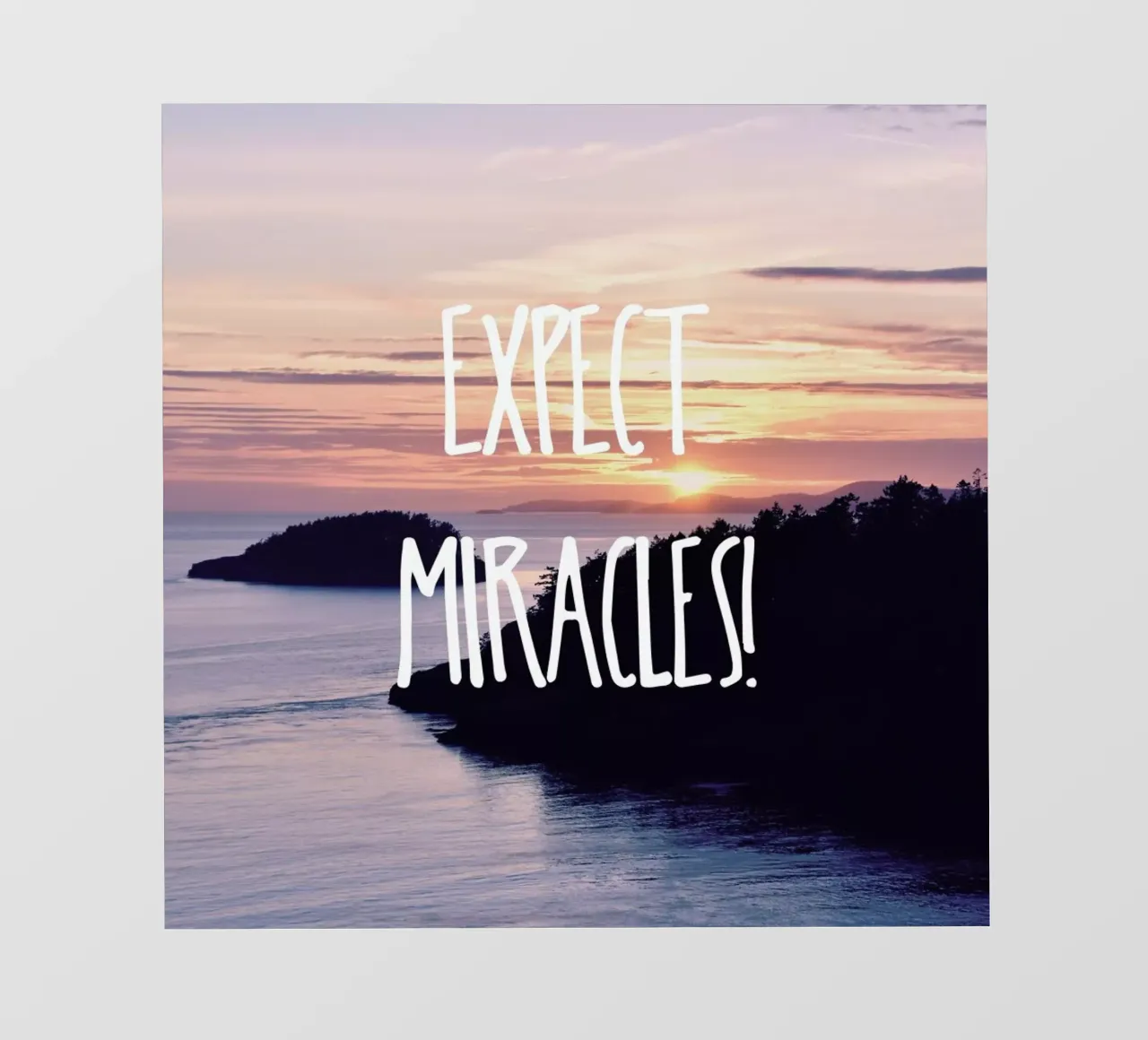 Expect Miracles pellicola backlit da Robin Delean