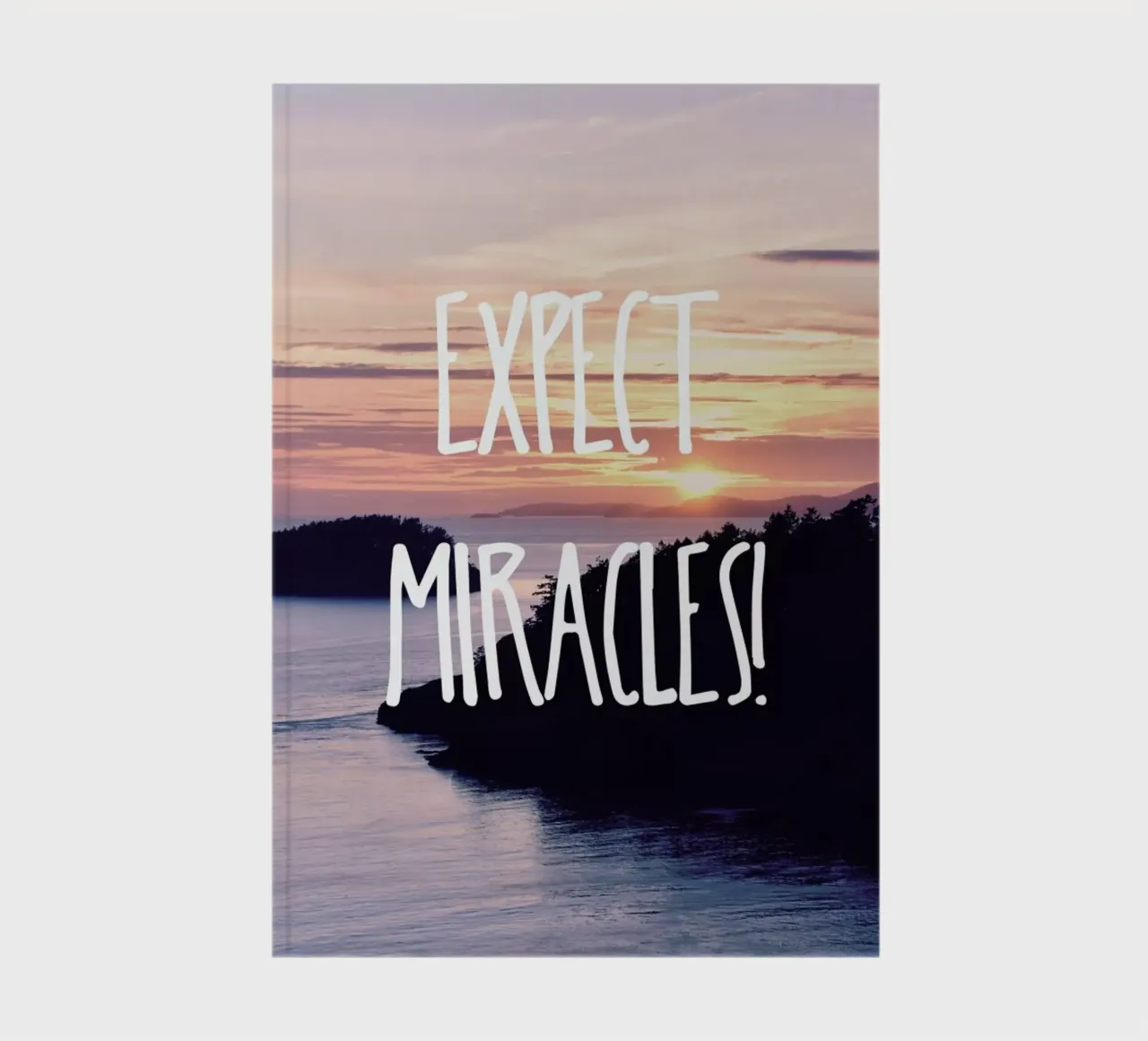 Expect Miracles notebook by Robin Delean