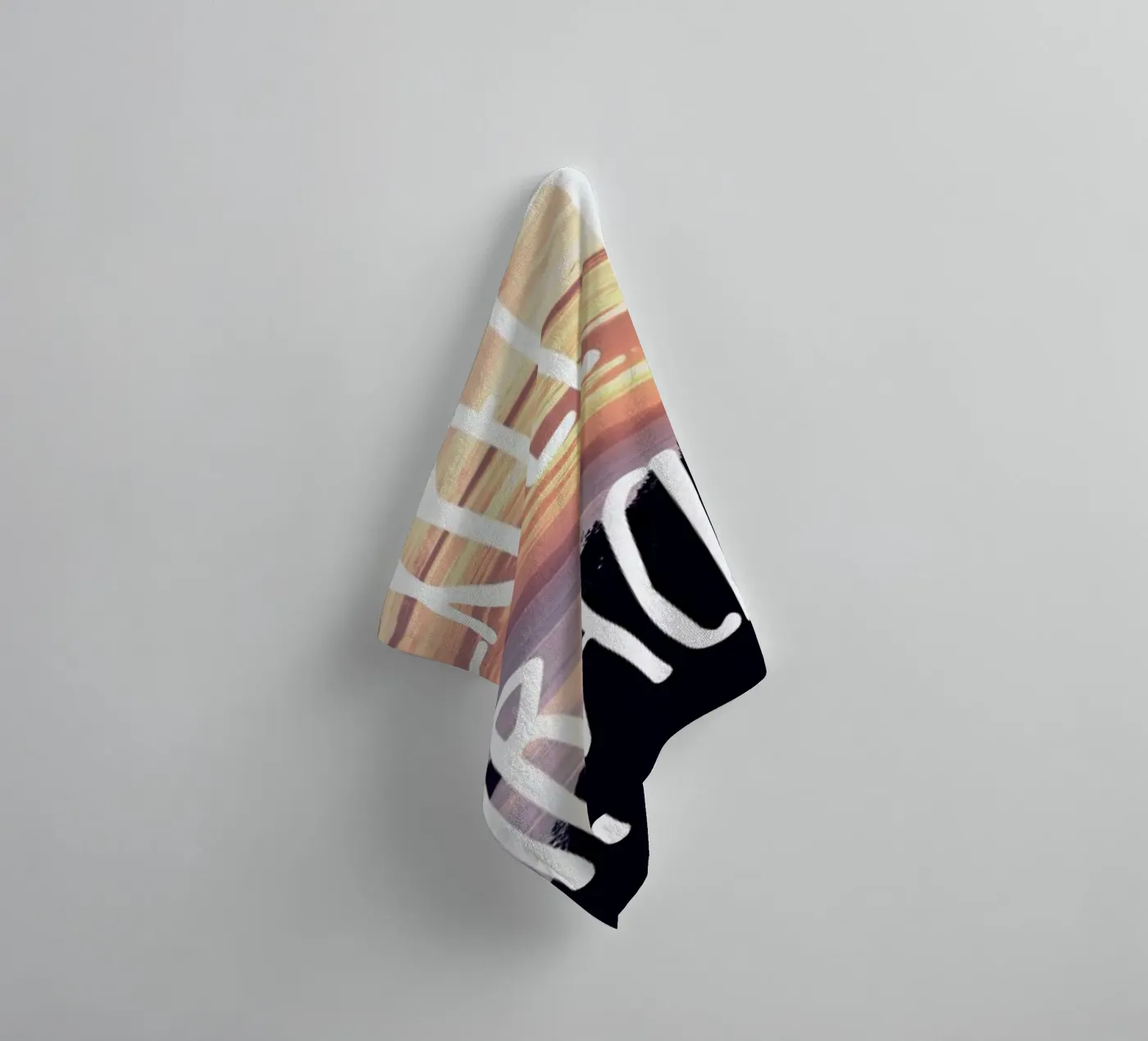 Expect Miracles towel by Robin Delean