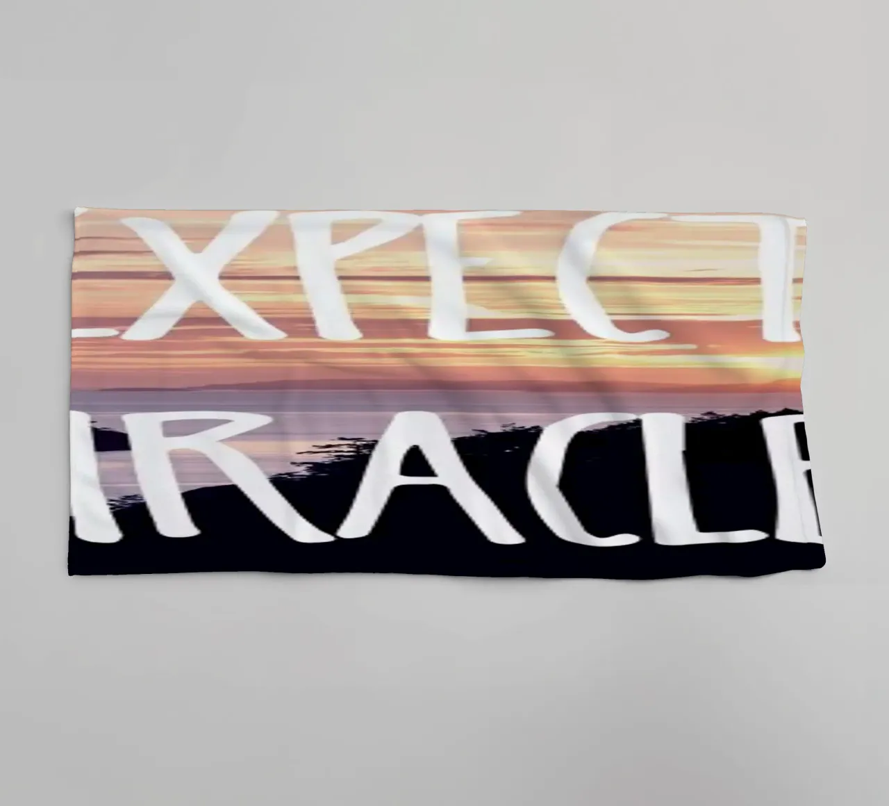 Expect Miracles asciugamano da bagno da Robin Delean