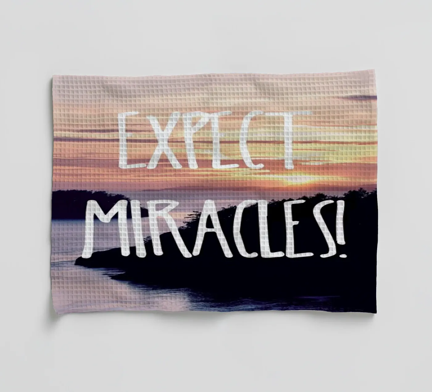 Expect Miracles torchon de Robin Delean