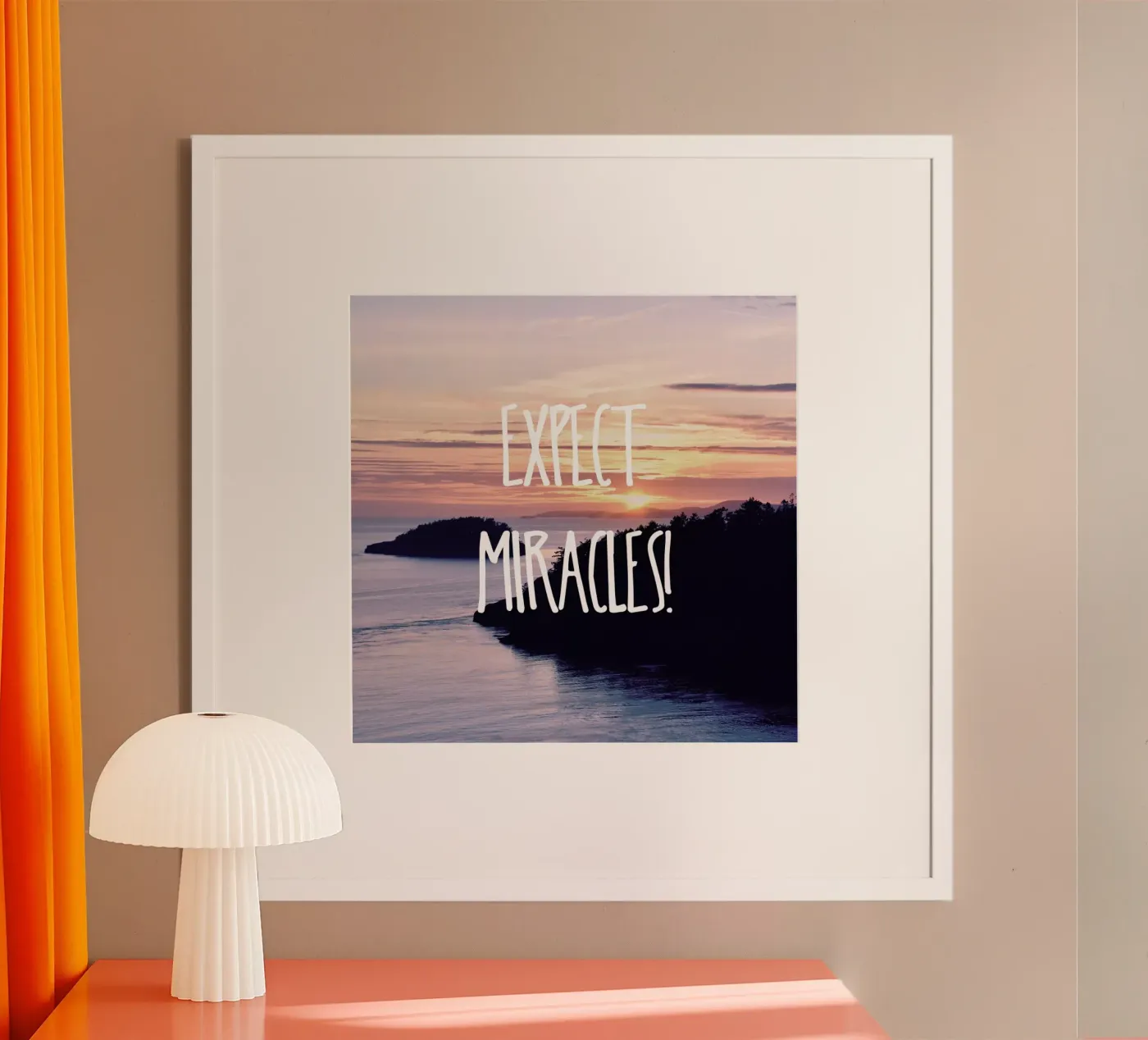 Expect Miracles poster van Robin Delean