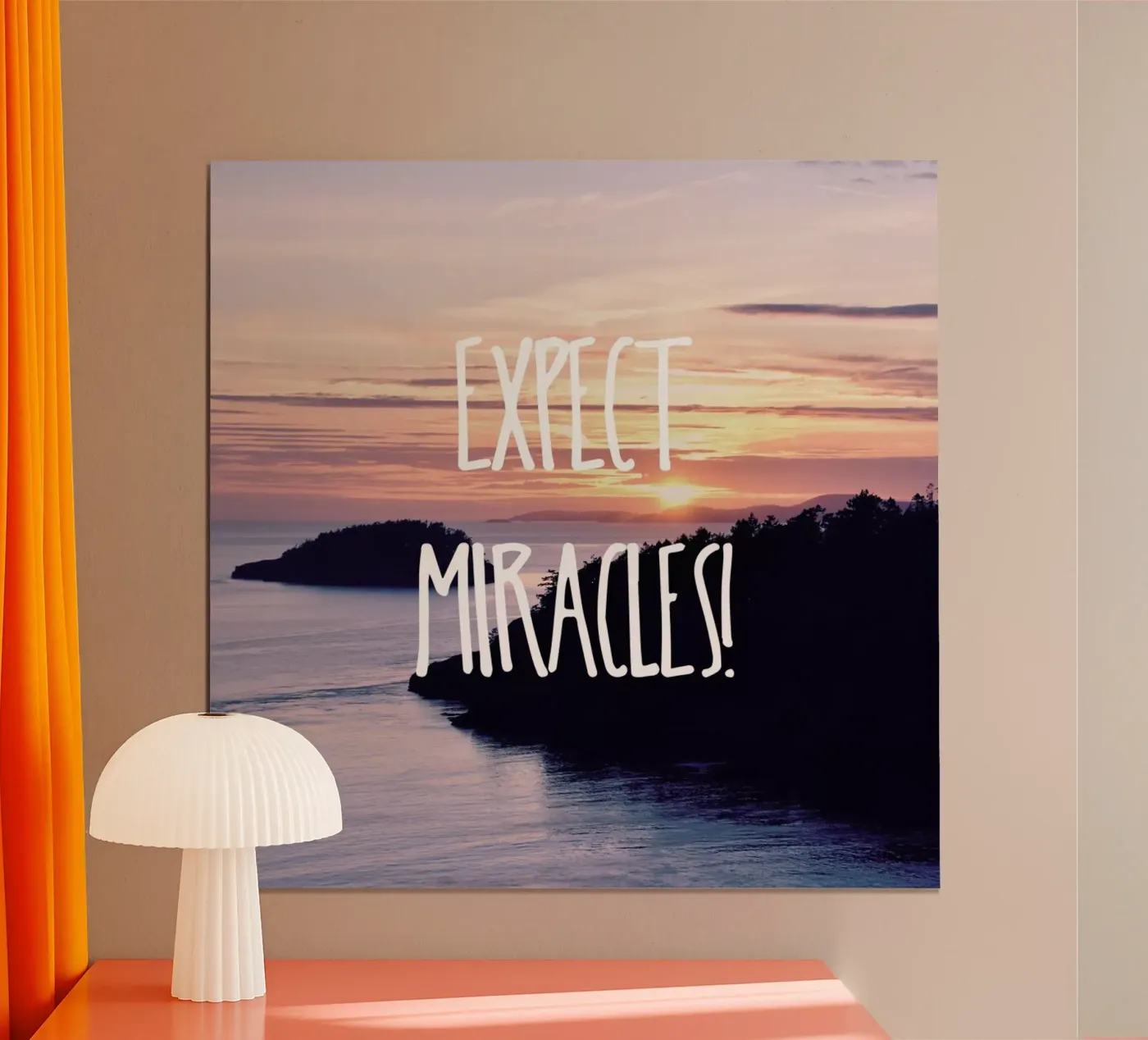 Expect Miracles poster van Robin Delean