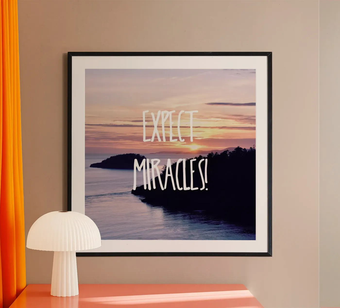 Expect Miracles poster van Robin Delean