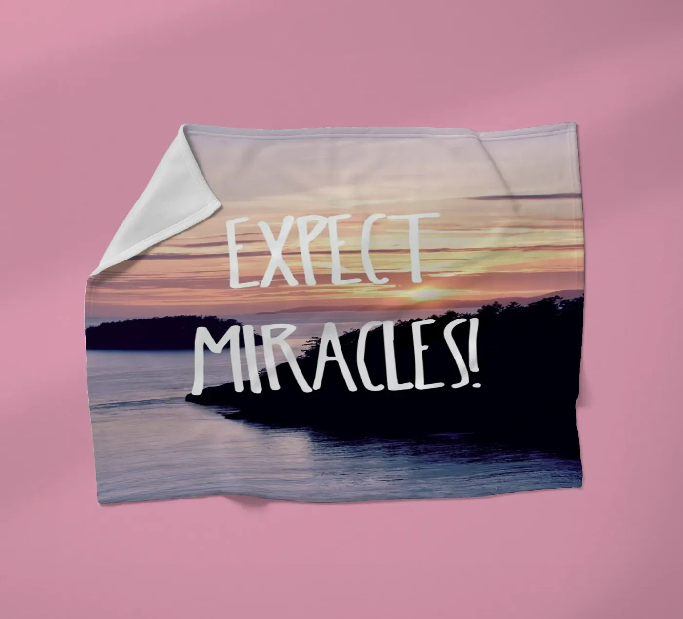Expect Miracles coperta in pile da Robin Delean