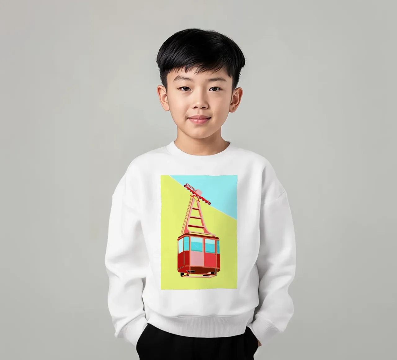 Gondola kids sweatshirt by Jan Luzar