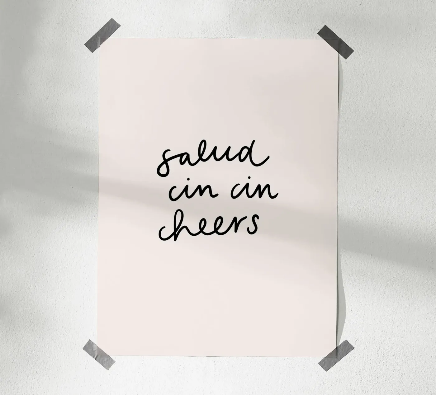 Cin Cin Poster von KRUTH DESIGN