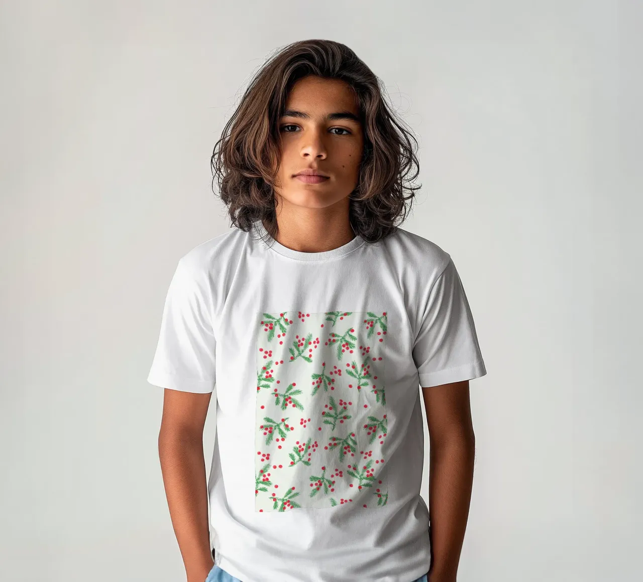 Christmas Berries kids t-shirt by Kind of Style