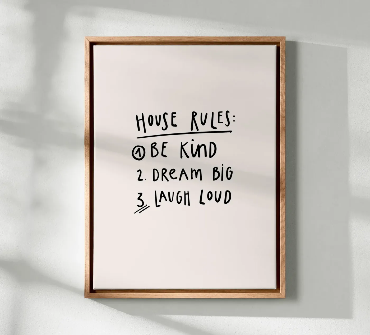 House Rules tela da KRUTH DESIGN