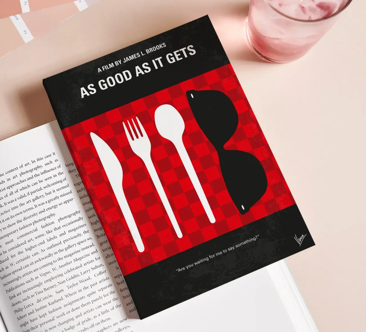 No1255 My As Good as It Gets minimal movie poster diario da Chungkong