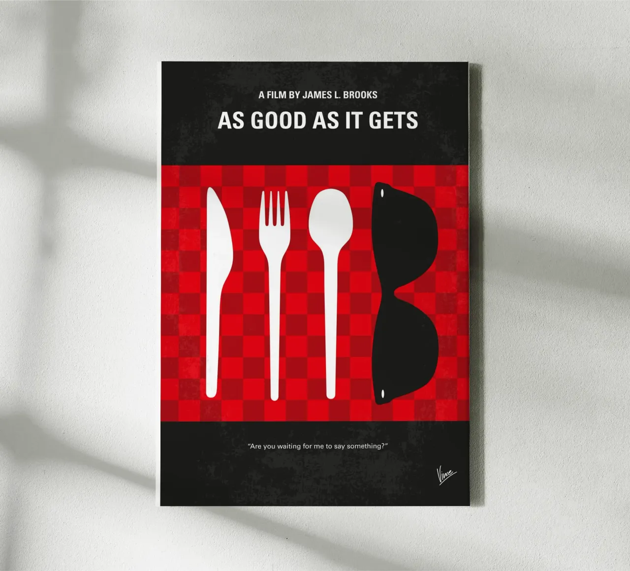 No1255 My As Good as It Gets minimal movie poster canvas van Chungkong