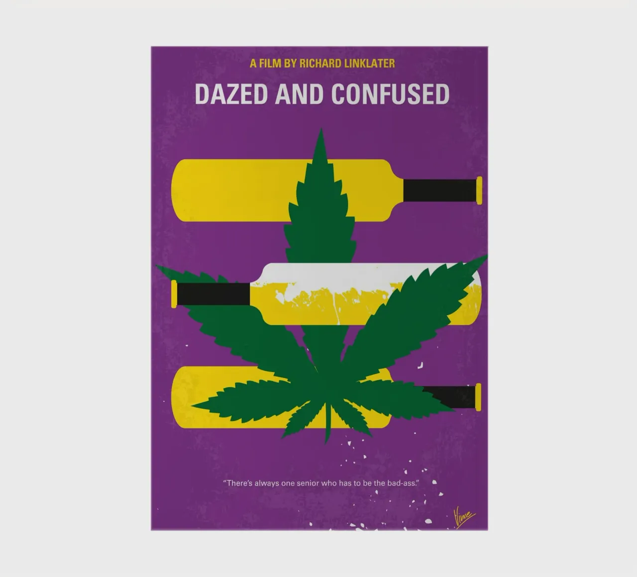 No1256 My Dazed and Confused minimal movie poster diario da Chungkong