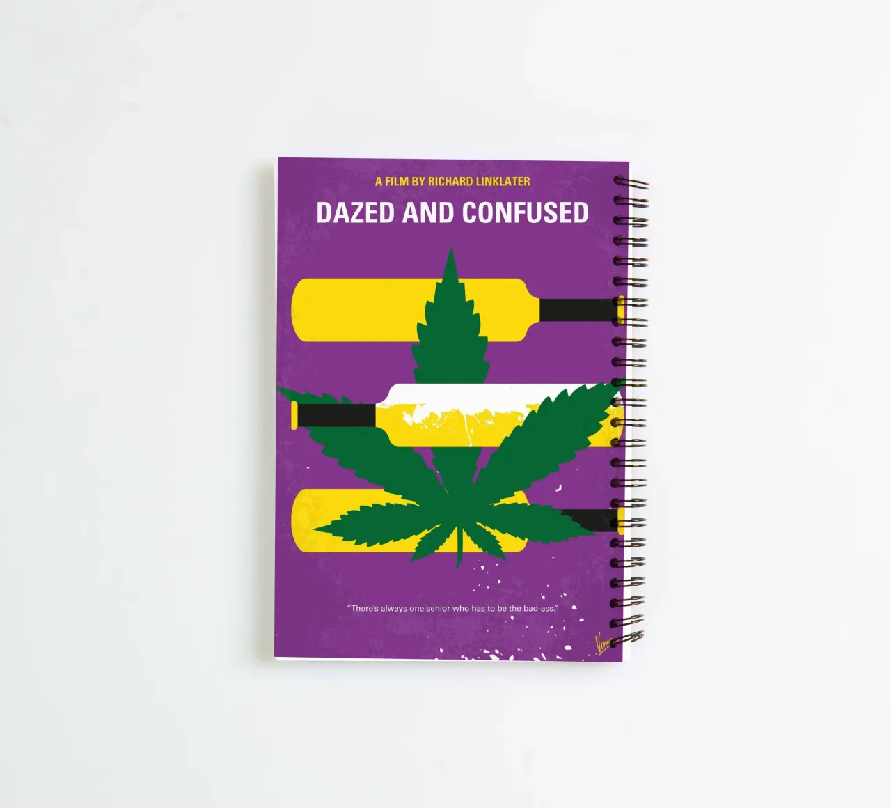 No1256 My Dazed and Confused minimal movie poster diario ad anelli da Chungkong