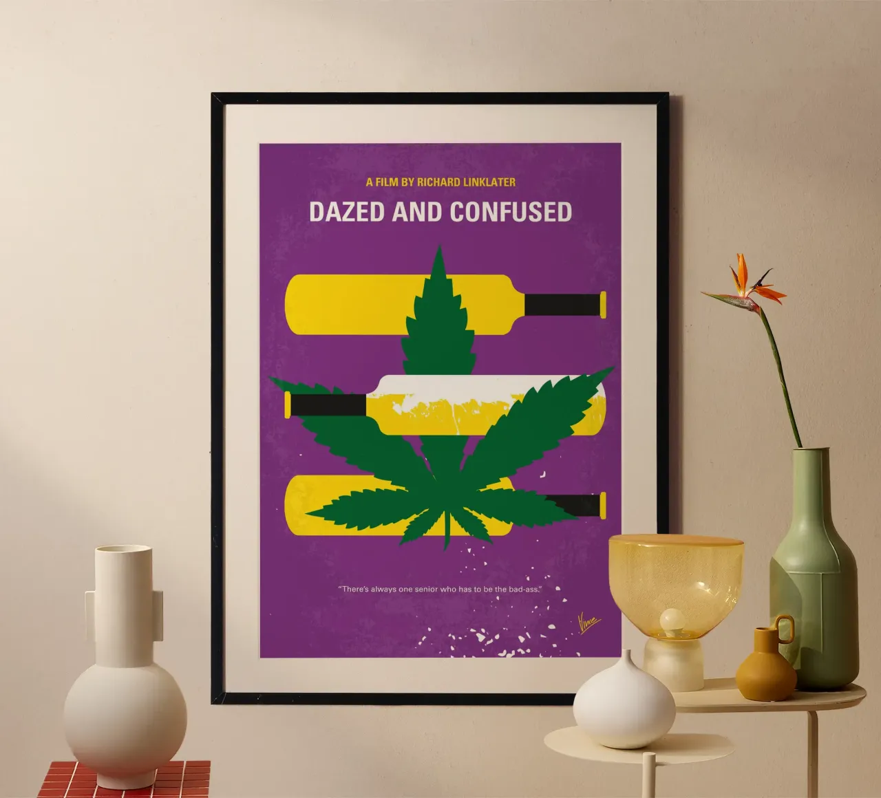 No1256 My Dazed and Confused minimal movie poster poster da Chungkong