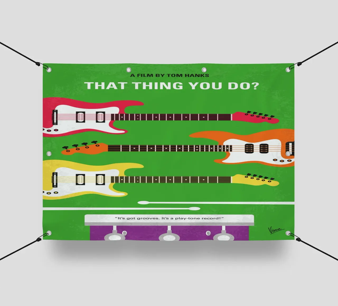No1262 My That Thing You Do minimal movie poster telo in pvc da Chungkong