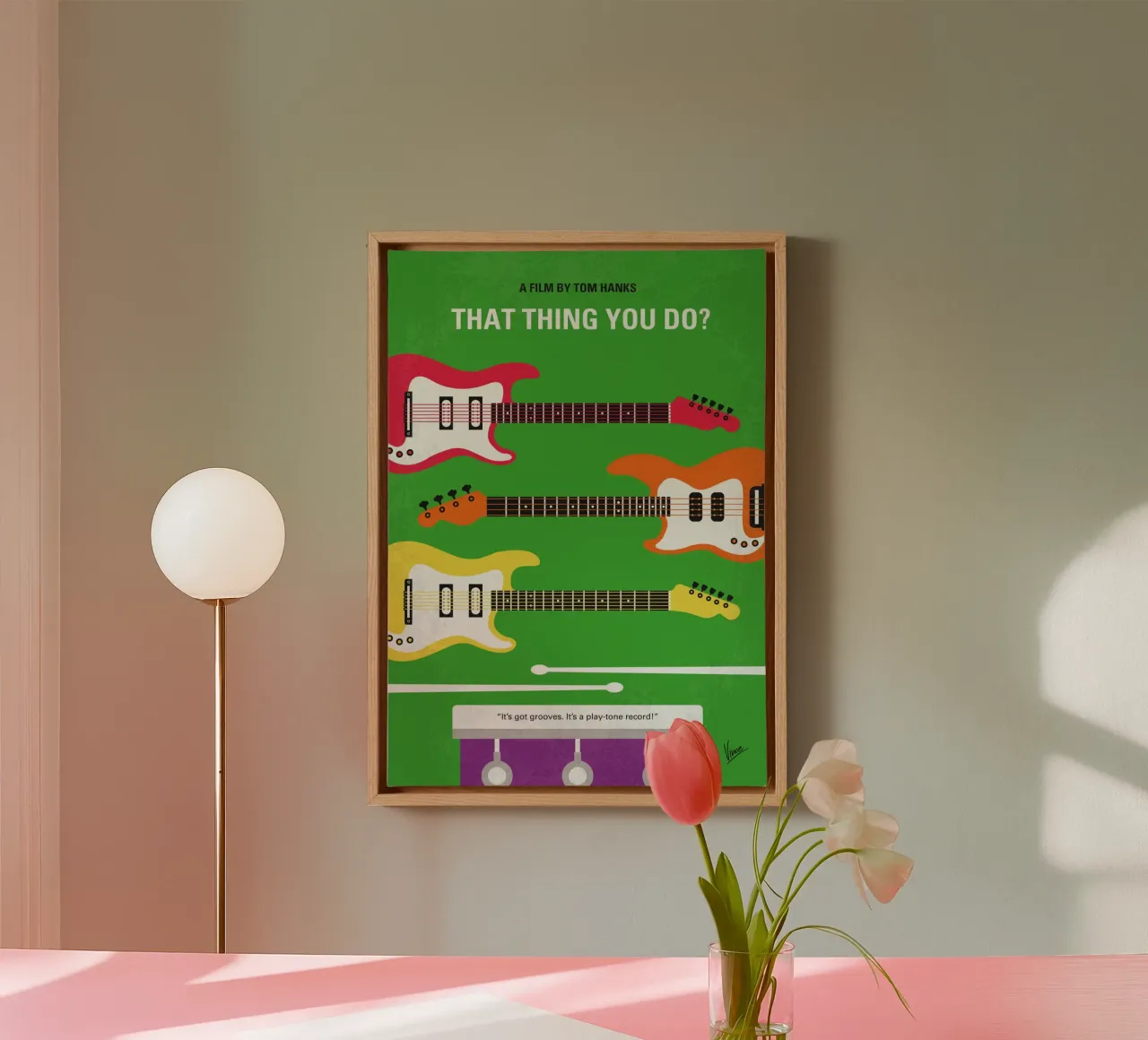 No1262 My That Thing You Do minimal movie poster tela con Cornice a cassetta da Chungkong