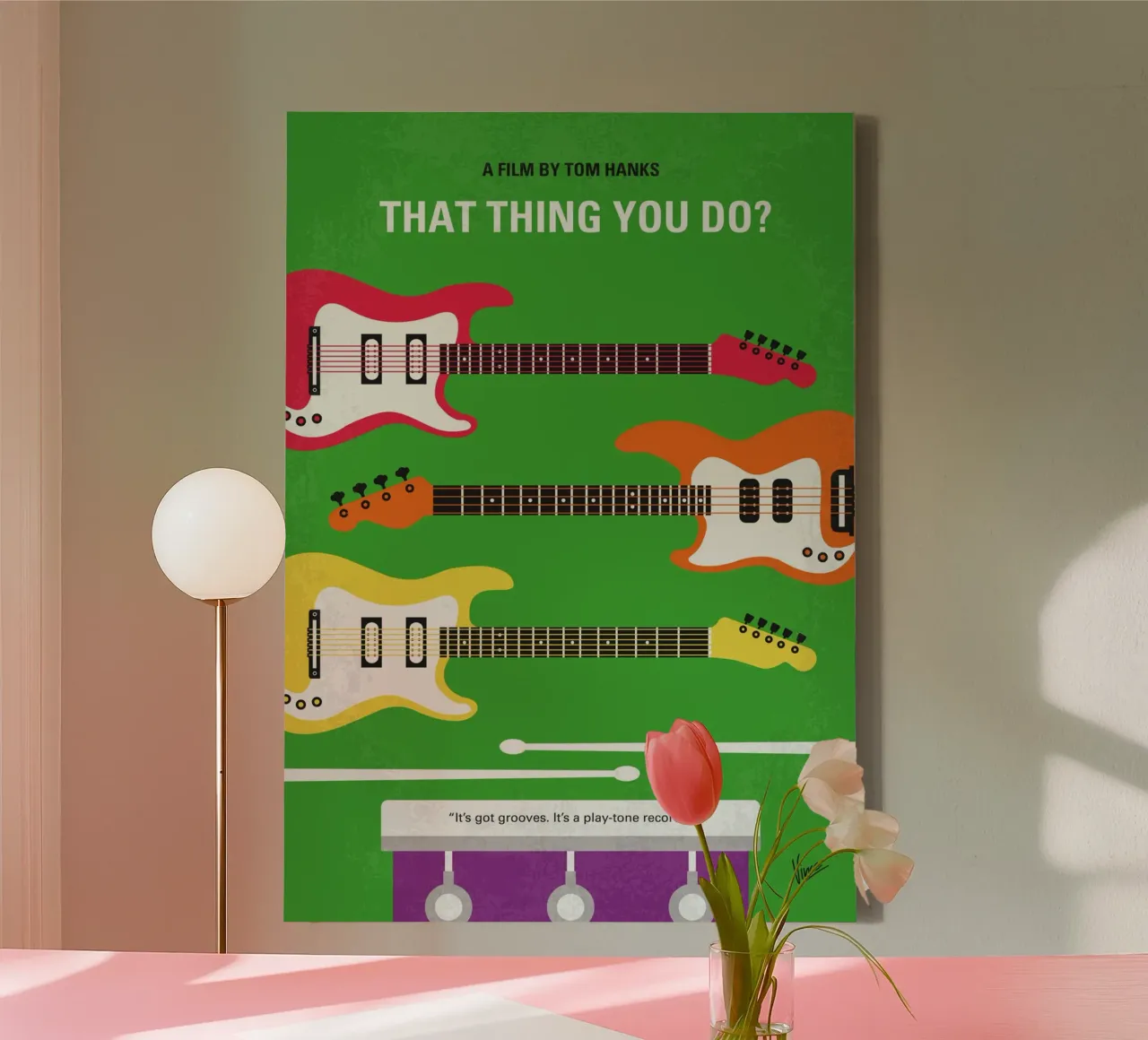 No1262 My That Thing You Do minimal movie poster tela con Cornice a cassetta da Chungkong