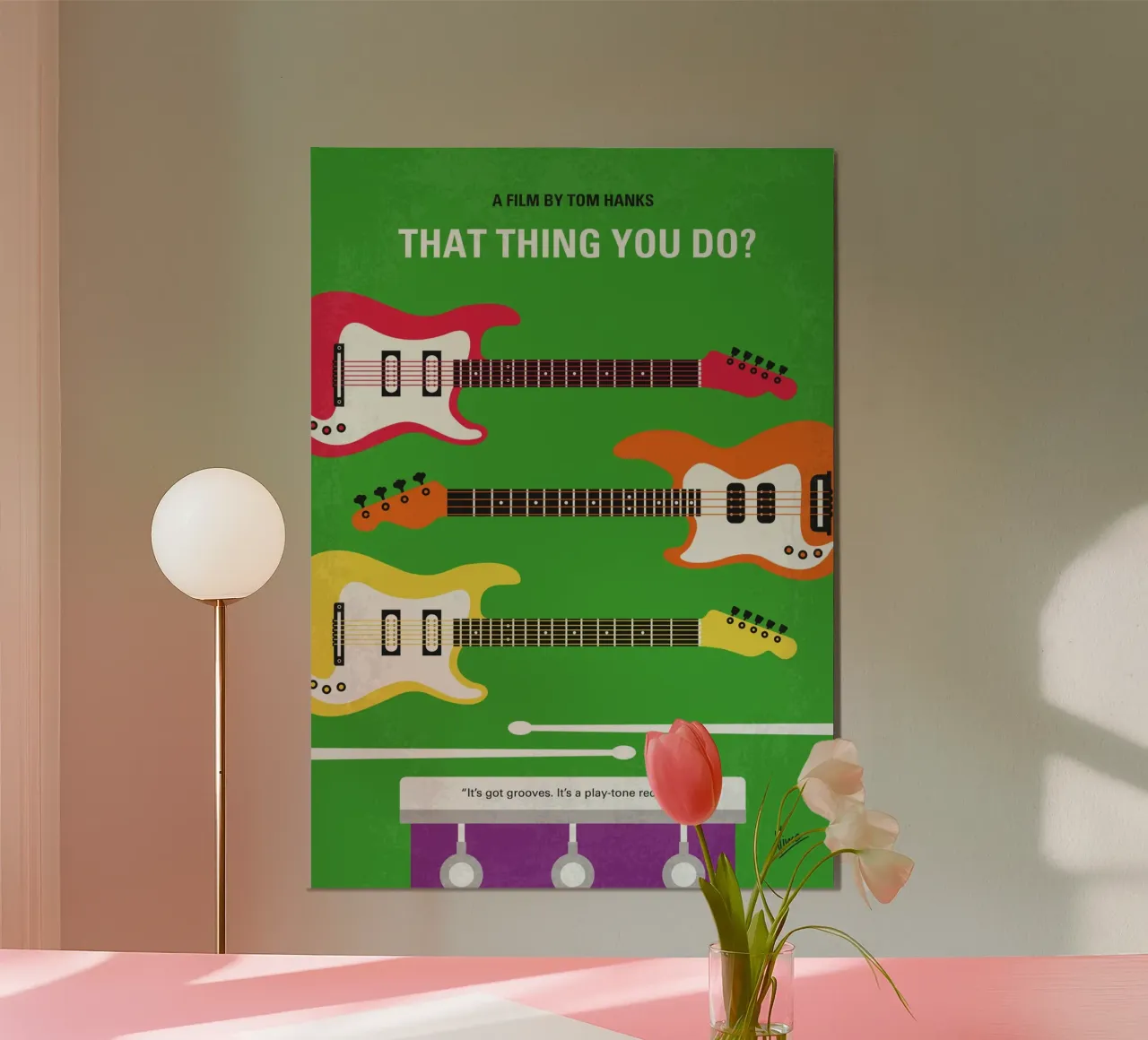 No1262 My That Thing You Do minimal movie poster poster da Chungkong