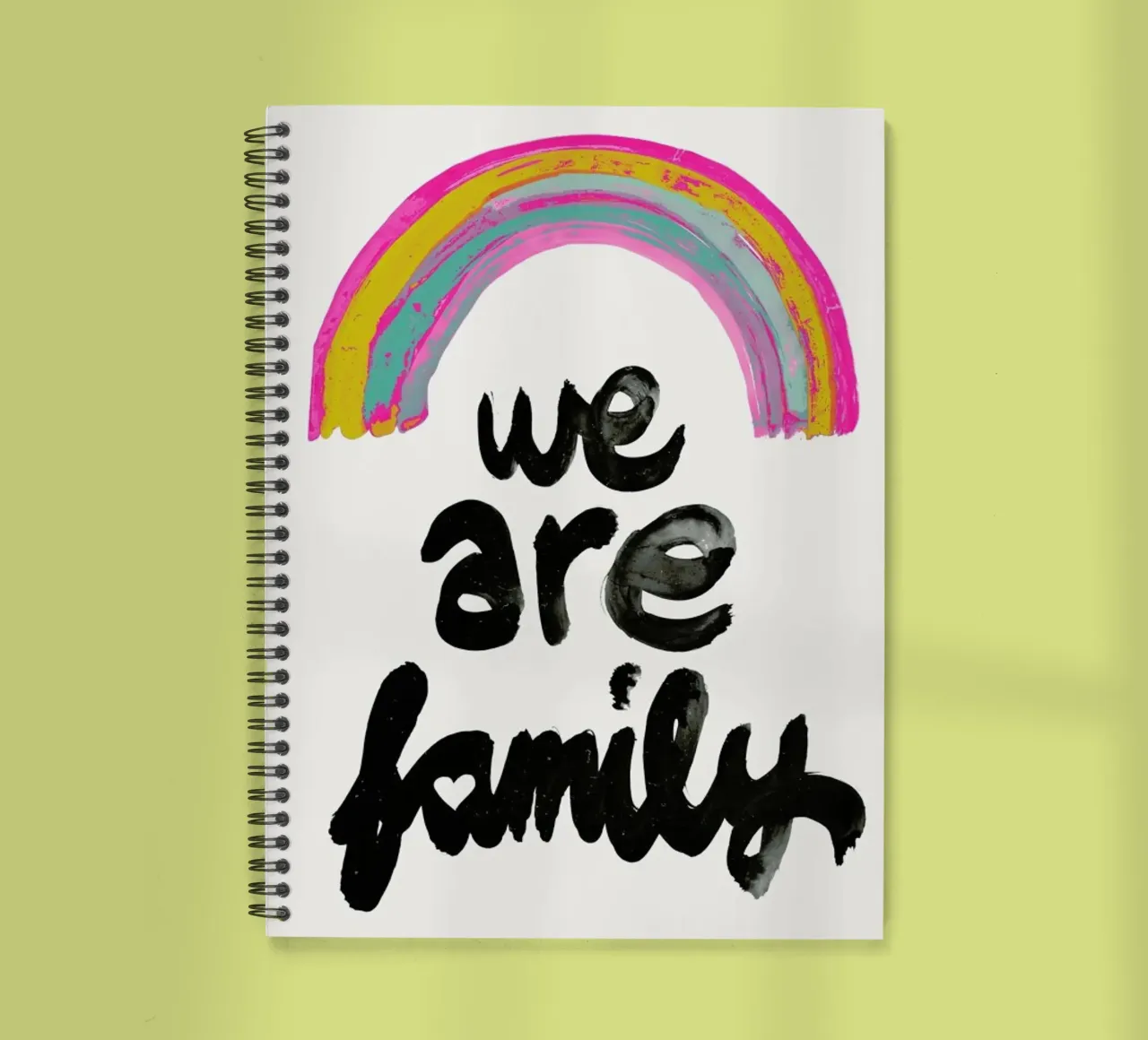 We Are Family carnet à spirale de treechild