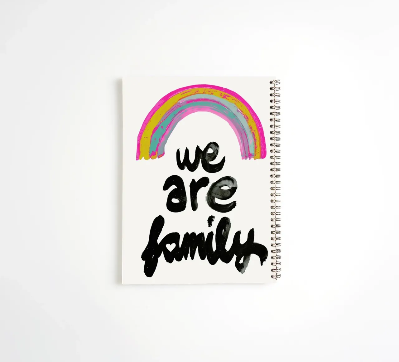 We Are Family carnet à spirale de treechild