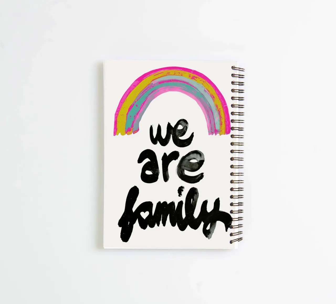 We Are Family carnet à spirale de treechild