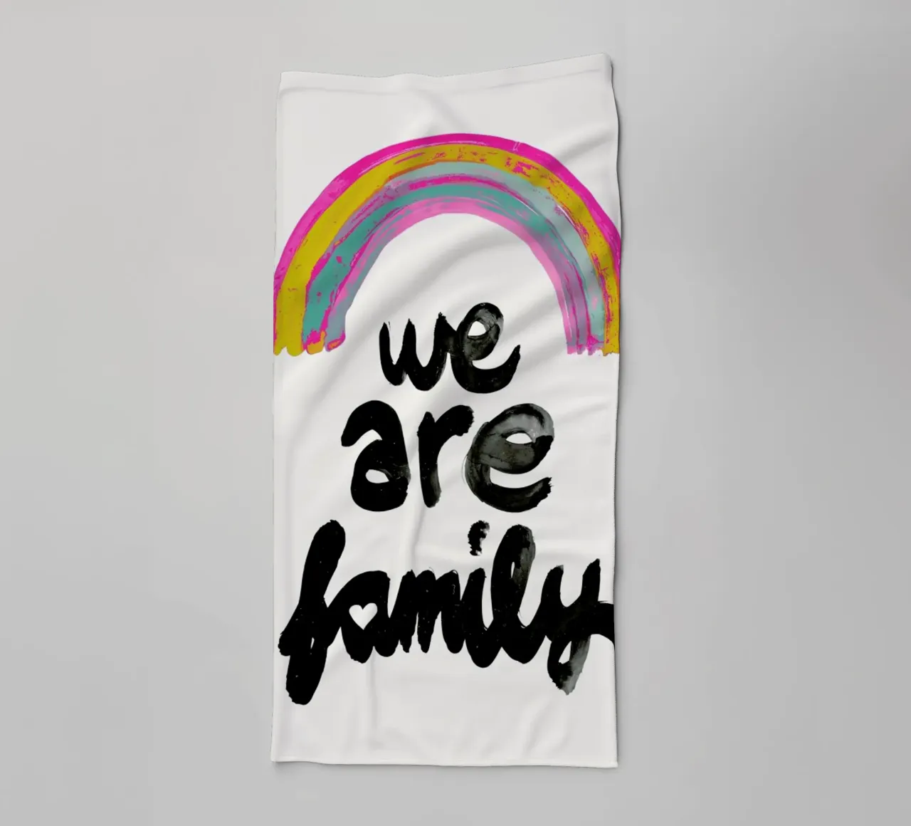 We Are Family serviette de bain de treechild