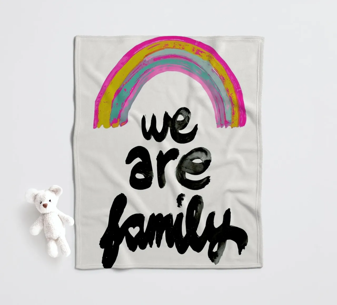 We Are Family fleecedeken van treechild