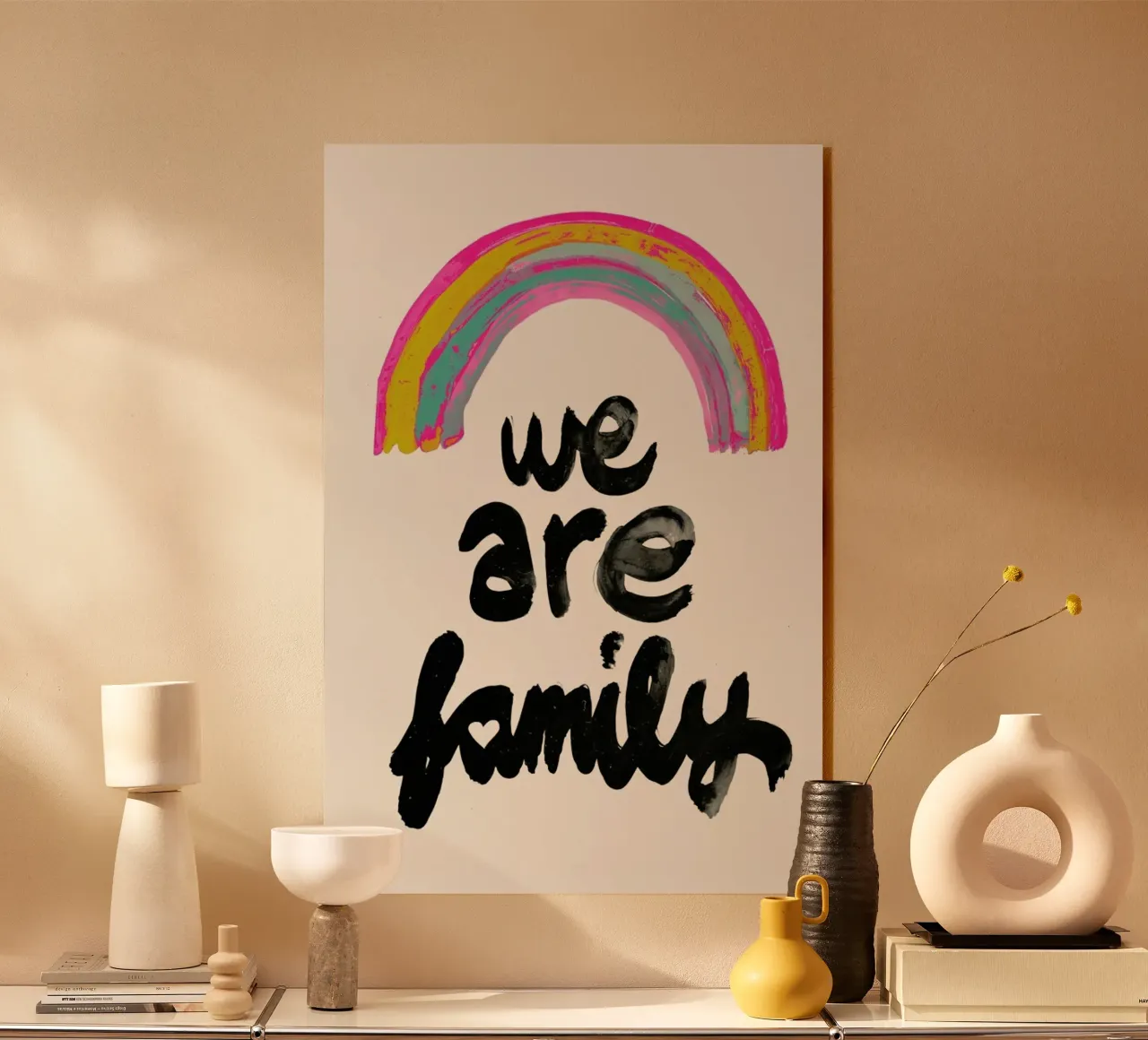 We Are Family Acryl-Glas von treechild