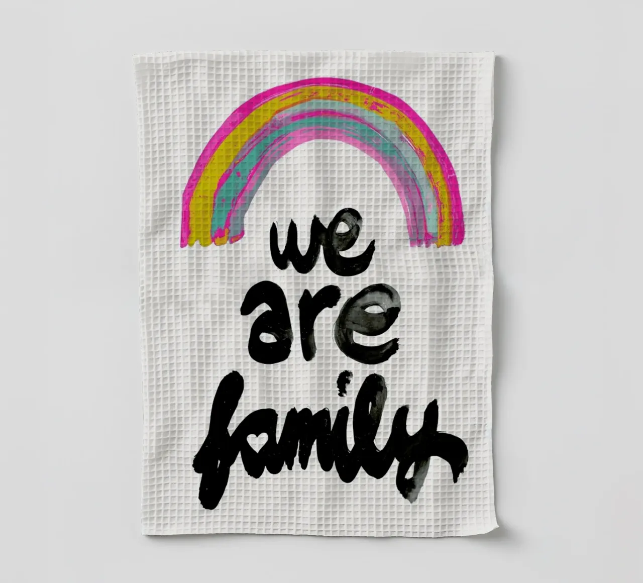We Are Family torchon de treechild